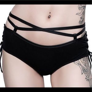 Killstar headbanger hot pants, size xxl